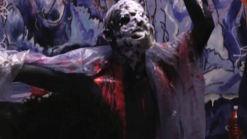 Persée et Andromède – Galerie Tatry Bordeaux – performance de Karl Lakolak 2011