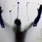 Persee et Andromede – performance on the rock – galerie Tatry Bordeaux par Karl Lakolak 2011 (11)