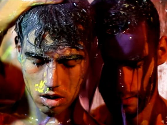 Coloured Shower by Karl Lakolak 2015