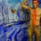 Young Man With Landscape – Tableau 2025